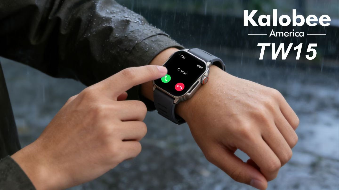 The TW15 high-quality men's smartwatch is designed for making and receiving calls, measuring heart rate, blood oxygen levels, sleep monitoring, and sports monitoring. It is a waterproof smartwatch detail image 2