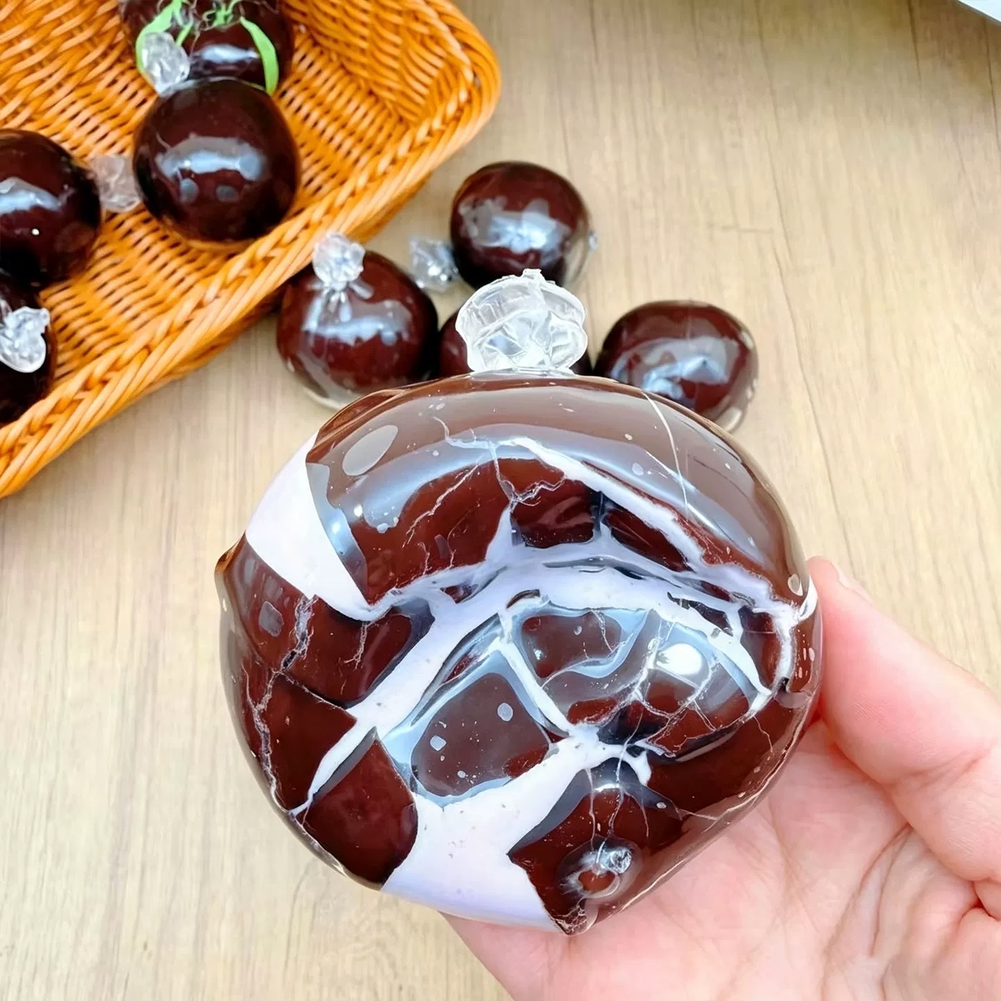 Crispy handmade ball, stress-relieving, voice-controlled, bursting, release, voice-controlled, crispy, comfortable for friends, stress-relieving, gift toy, prank toy, trendy toy details Picture