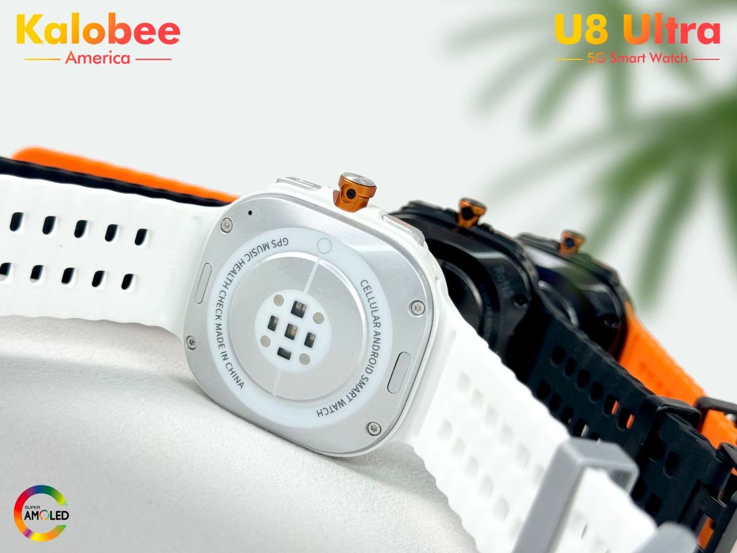 U8 Ultra high-quality SIM card-compatible men's smartwatch for making and receiving calls, heart rate, blood oxygen, sleep monitoring, and sports monitoring, waterproof smartwatch Specification image