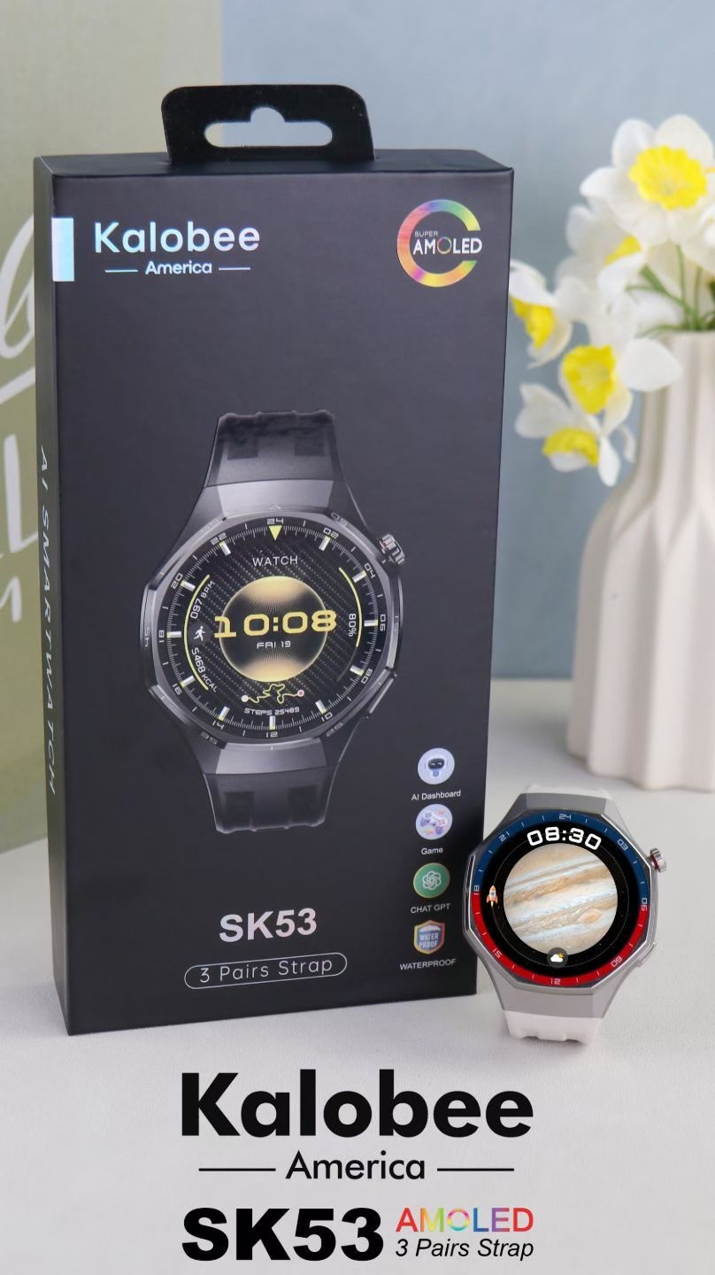 SK53  高品质 男款智能手表 接打电话 测心率 血氧 睡眠监测 运动监测 防水智能手表详情图4