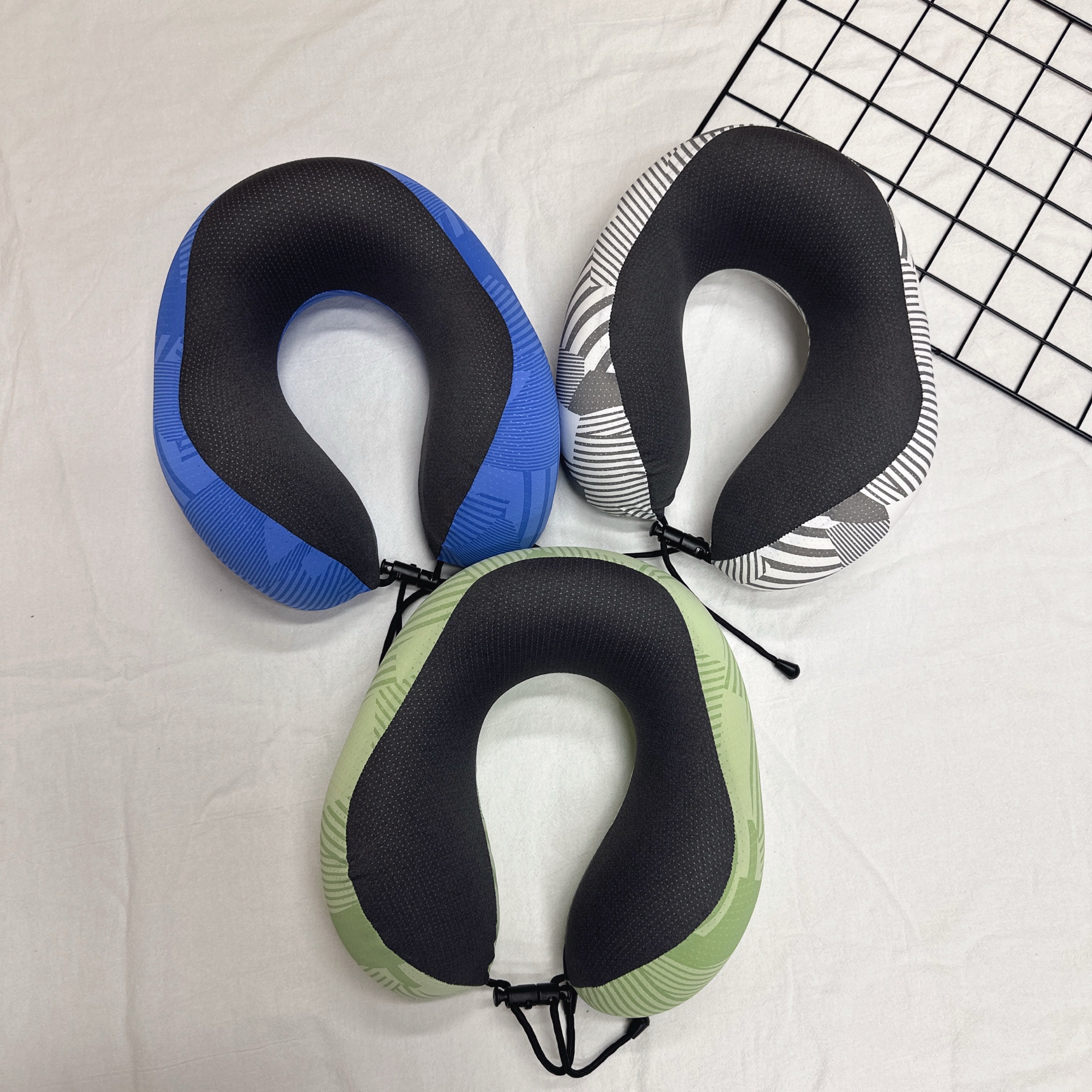 u型枕记忆棉外贸跨境旅行枕飞机午睡护颈枕加印logou形批发便携 