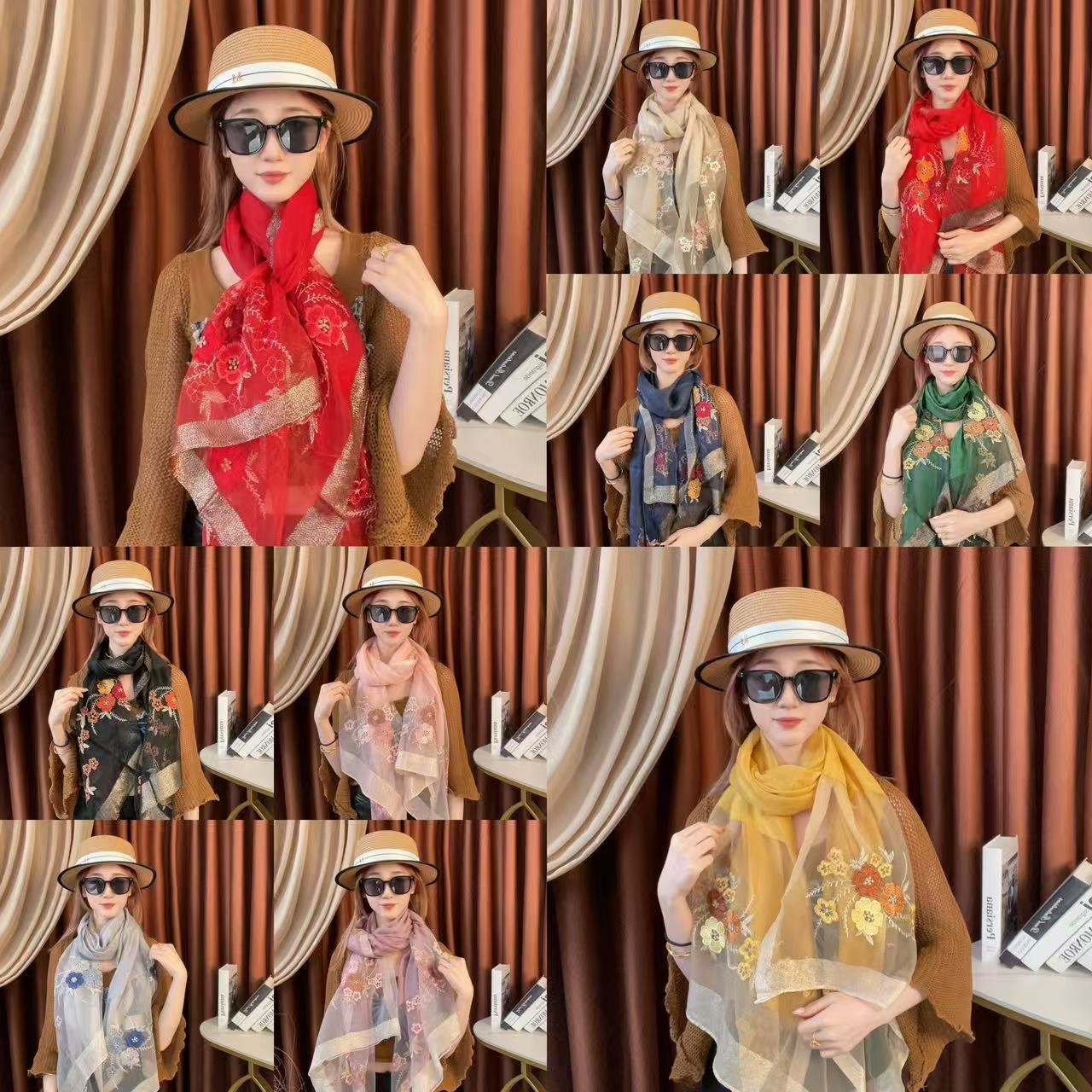  新款高端时尚刺绣工艺高级感70*190百搭