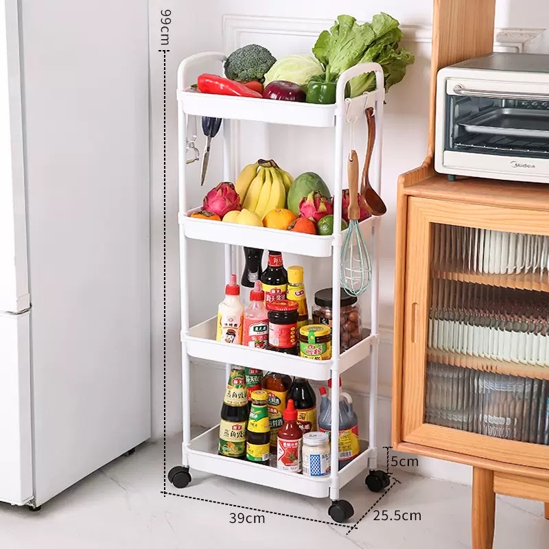 Household floor-standing movable storage basket for dirty clothes, dust-proof multi-functional bedroom and bathroom storage basket, no need for drilling for storage