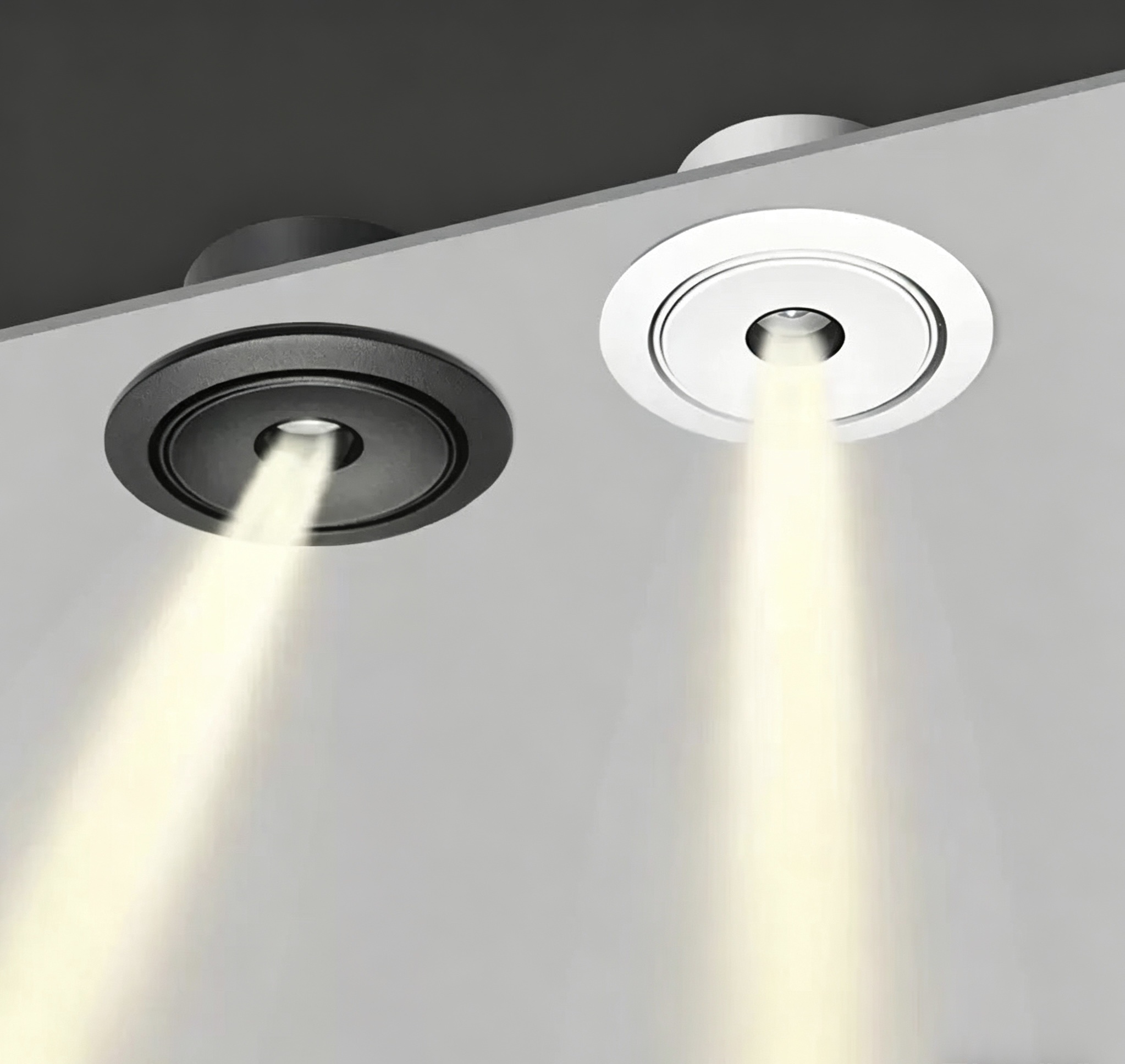 SXL 蒙欧迪嵌入式聚光射灯超薄10W7W天花灯单色小角度/8/5度餐桌茶室博物馆氛围灯