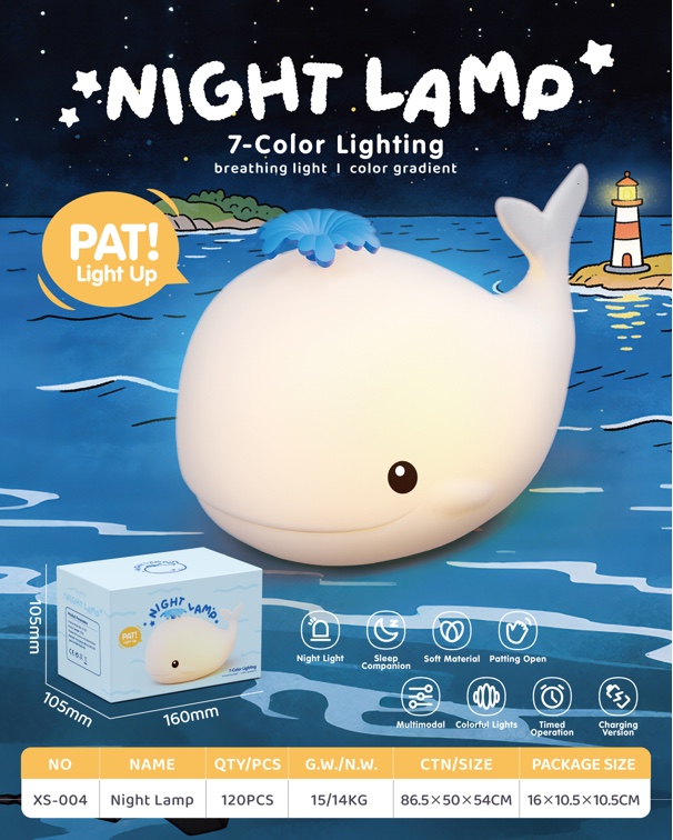 The patting lamp is made of silicone material Application Scenario