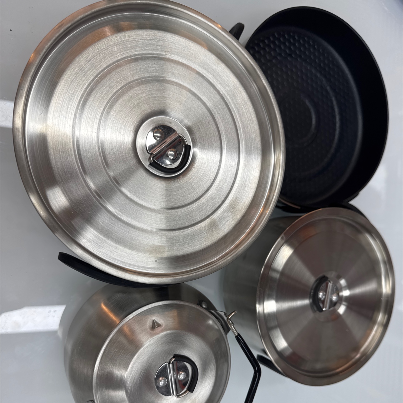 户外不锈钢锅4件套