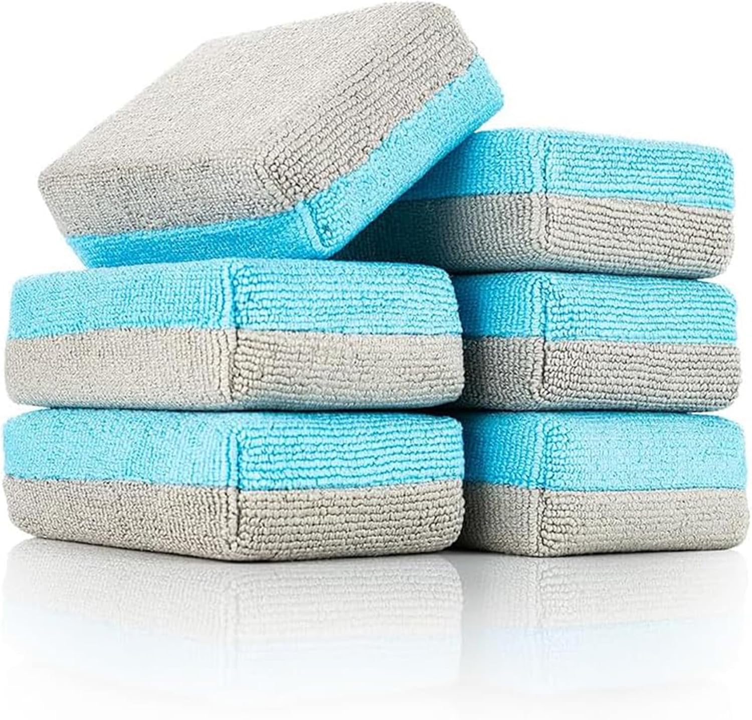 Yilusi high-quality material microfiber made ultra-fine fiber pearl towel, outer waxing sponge block, tire waxing tool, coating treatment agent, uniform. Car interior and exterior surface cleaning, coating treatment
