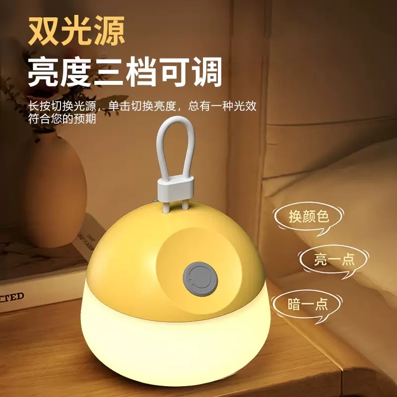 Camping lamp, a magic tool for setting up a stall, outdoor key lamp, charging details Picture