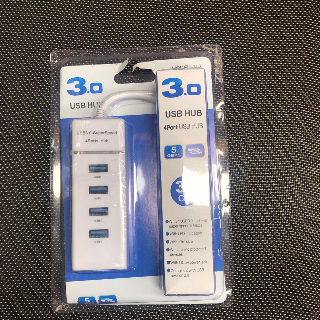 四口USB-HUB-3.0 