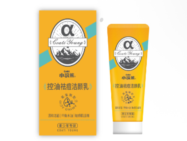 Coati/小浣熊青少年控油祛痘洁颜乳