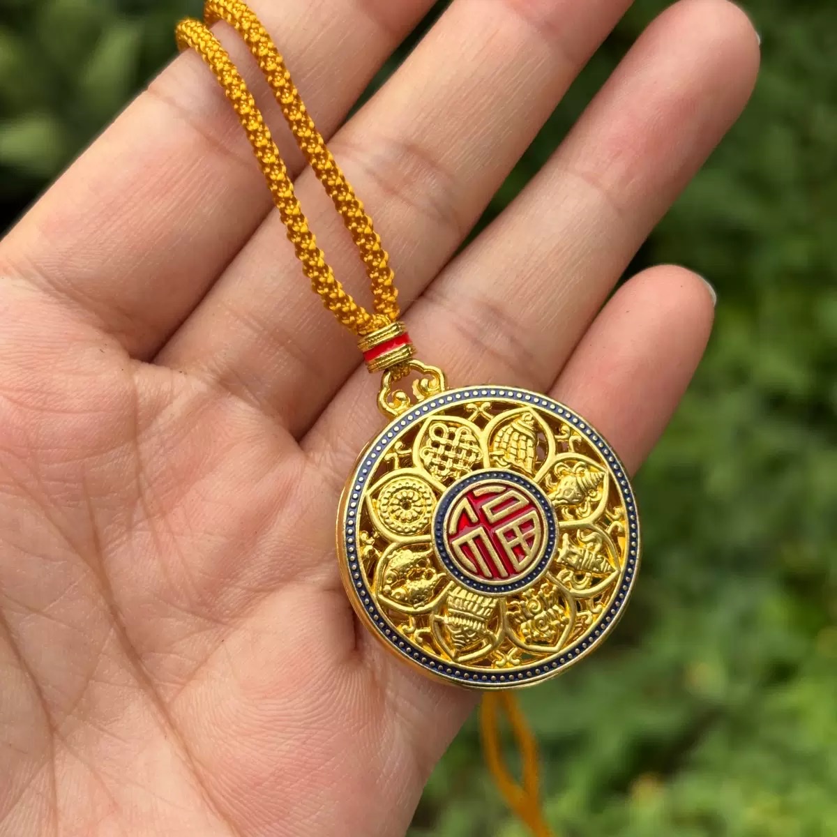Thangka, gold, silver, jade pendants, pendants, necklaces, accessories