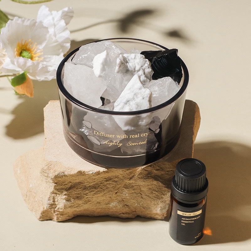 Aromatherapy manufacturer's diffuser stone, crystal stone, flameless aromatherapy essential oil, indoor aromatherapy, aroma gift processing and customization aromatherapy Item Picture