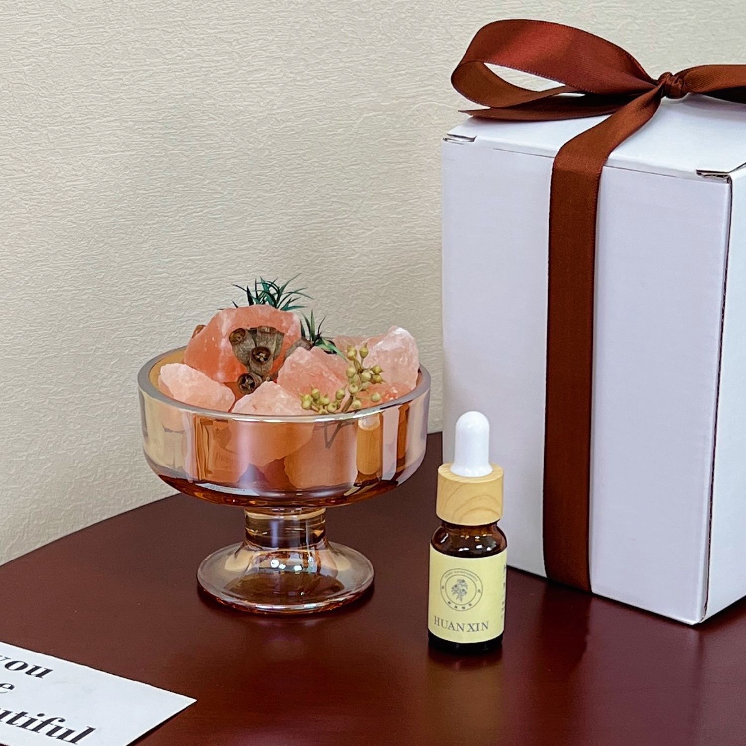 Wholesale of flameless aromatherapy diffuser stone essential oil for bedroom home use, long-lasting fragrance, high-end crystal stone dried flower ornaments for decoration detail image 10