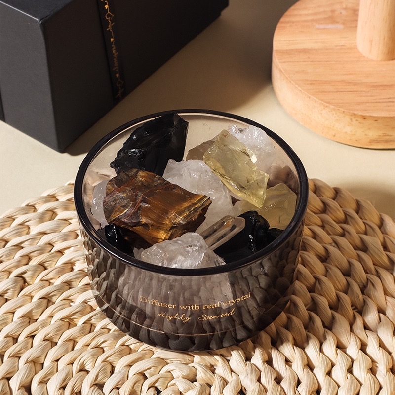 Aromatherapy manufacturer's diffuser stone, crystal stone, flameless aromatherapy essential oil, indoor aromatherapy, aroma gift processing and customization aromatherapy detail image 3