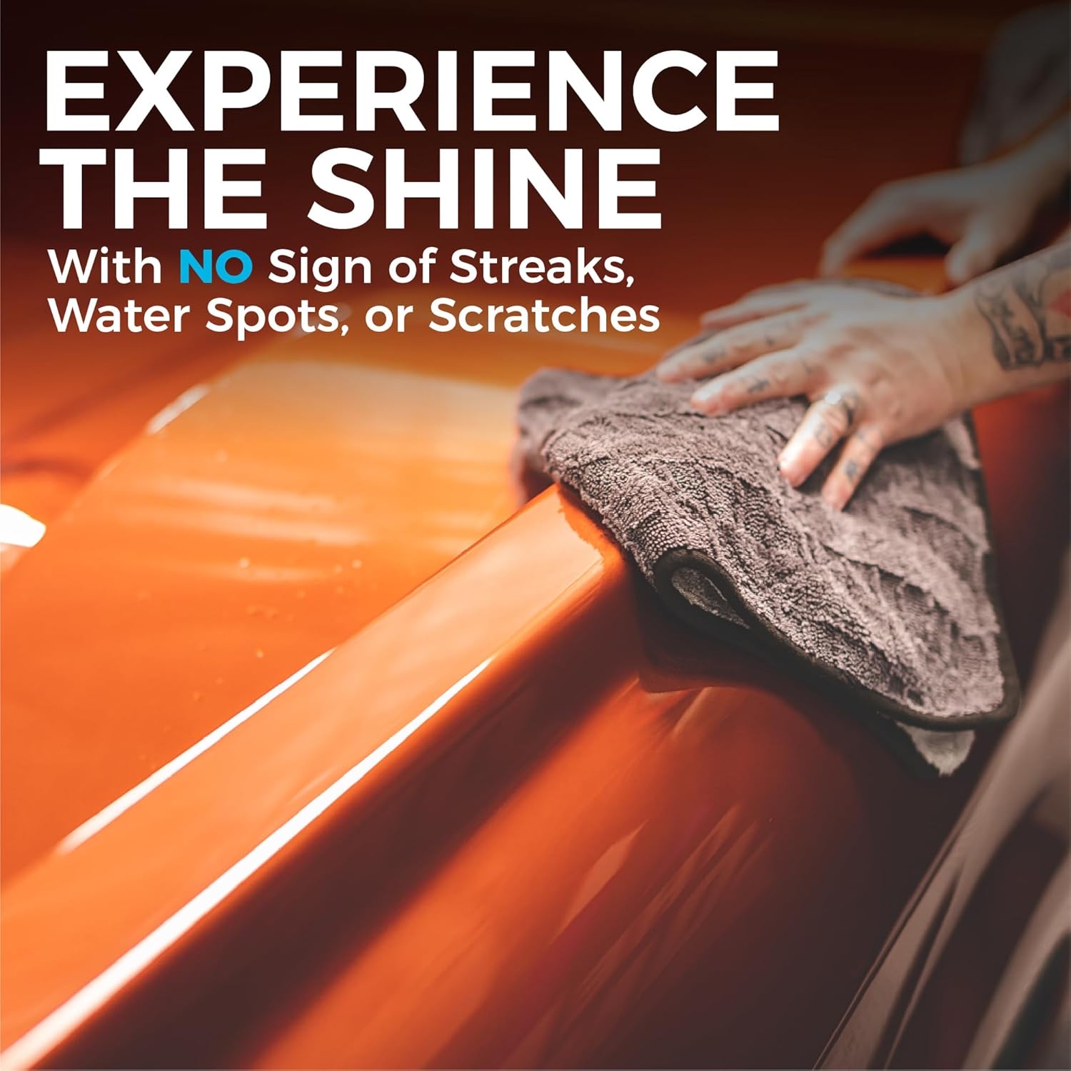 Yilusi car dry Towel 1000gsm spiral ring ultra-fine fiber towel, extra-large size, double-sided design, strong water absorption, no trace car towel Item Picture