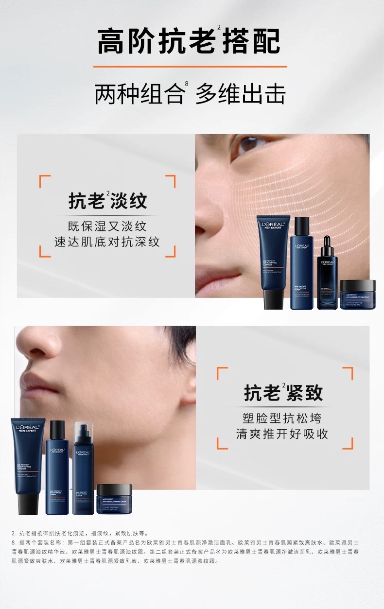 L 'Oreal Men's Youth Firming and Anti-Wrinkle Cream 50ml detail image 3