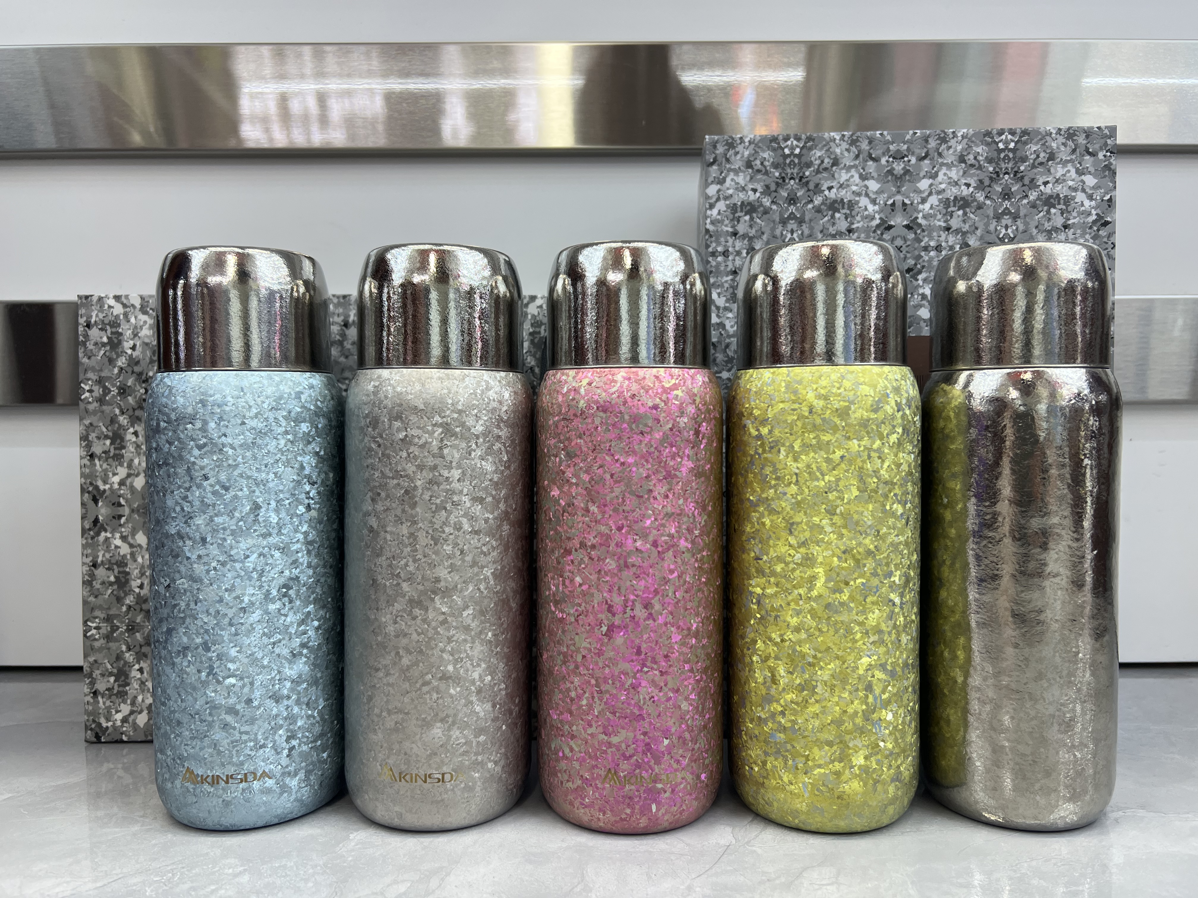 Jinxinda Titanium insulated Cup 450ml portable leak-proof, lightweight and durable cup detail image 5