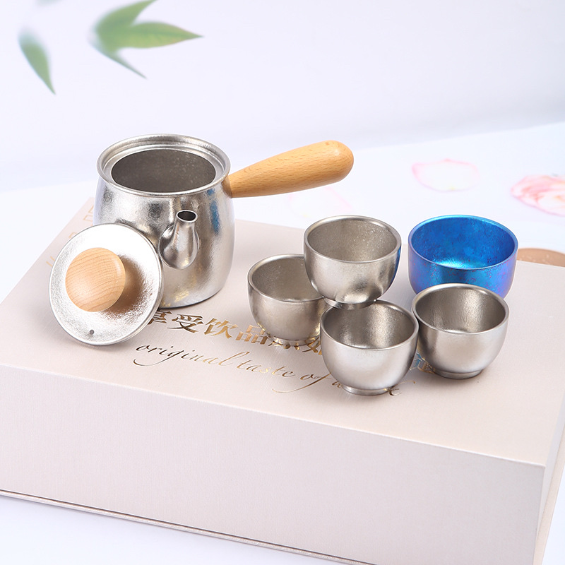 钛杯 小茶杯，沏茶具钛杯
