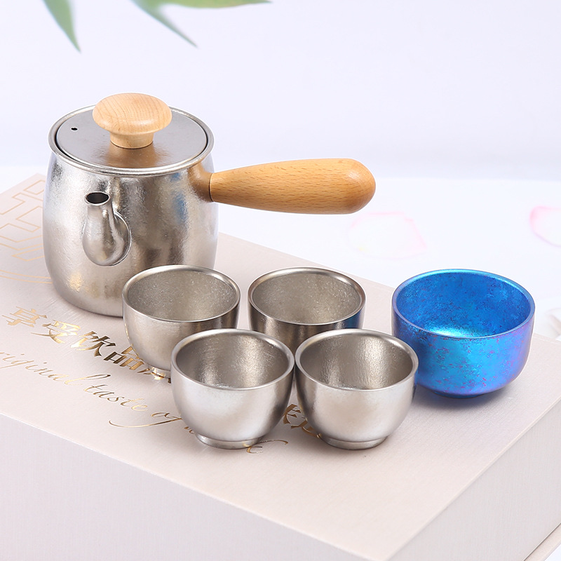 Titanium cups, small tea cups, titanium cups for making tea details Picture