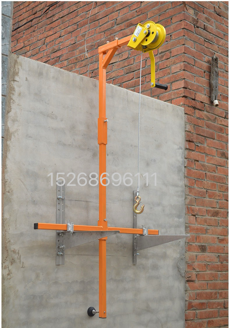 Air conditioner hoisting wonder tool, maintenance and disassembly tools, outdoor unit bracket, hand-cranked winch, small crane for air conditioner outdoor unit installation detail image 9