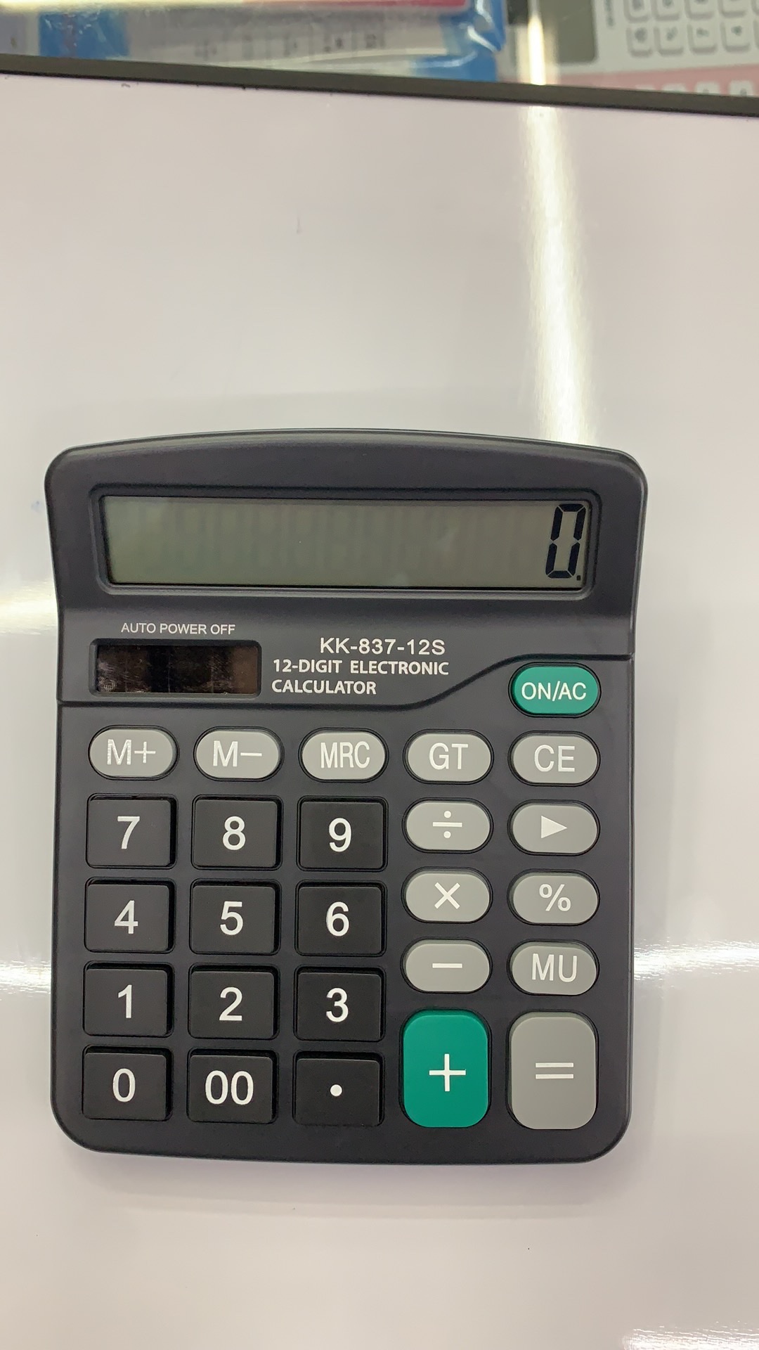 837真太阳电池双用计算器
