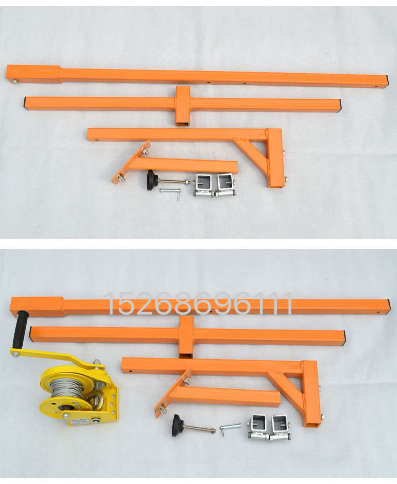 The 3-horsepower hand-cranked lifting bracket for installing outdoor air conditioners is a special tool for hoisting and lifting cranes detail image 7