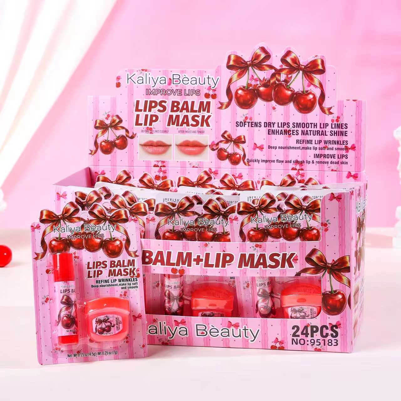 New Kaliya Beauty Lip balm➕lip mask 🆕🍇🥭🥑🍓🍊 🍊 New Lip balm➕lip mask