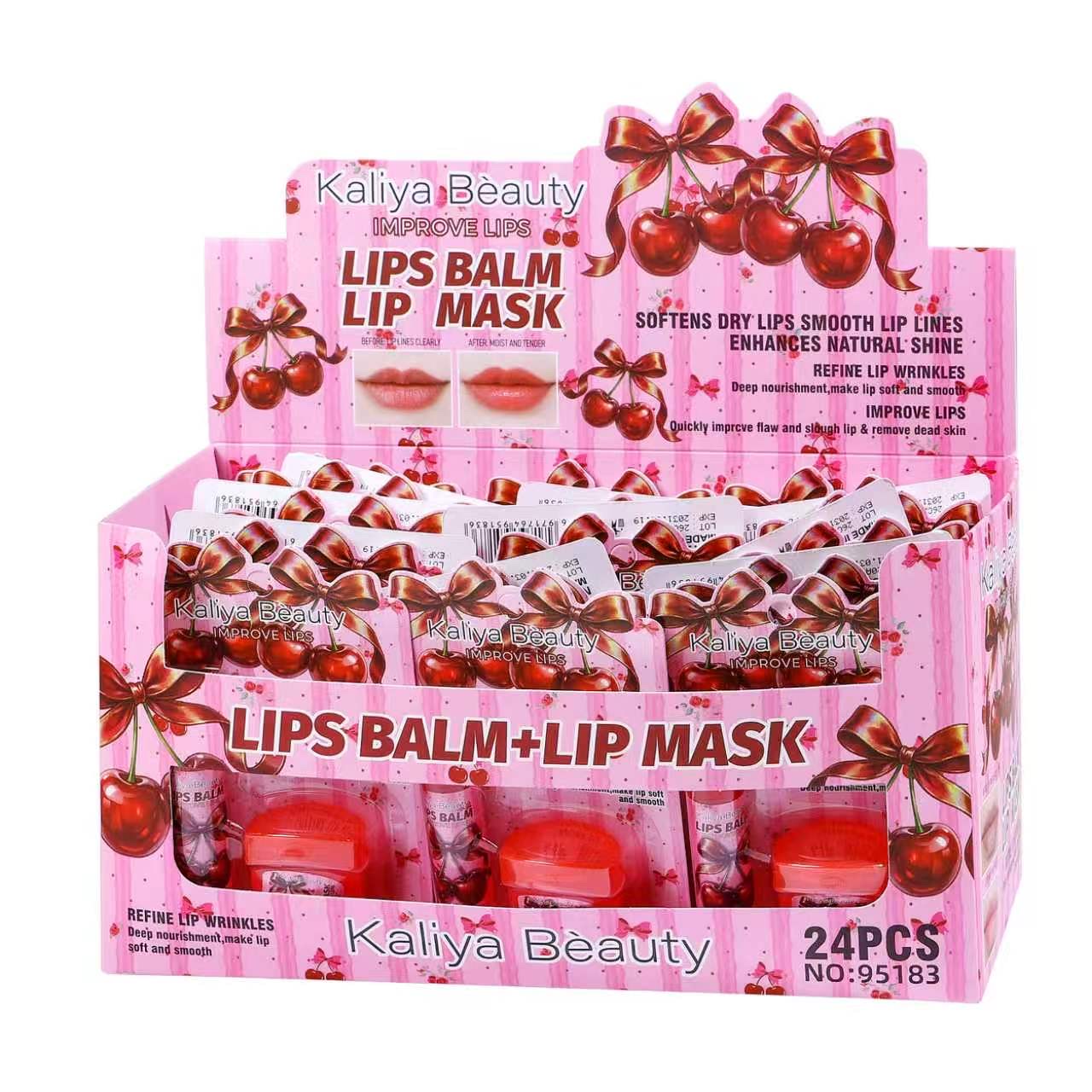 أغشية Kaliya الى الجمال الجديدة اضعه على شفاهي ➕ الشفة 🆕 🍇 🥭 🥑 🍓 🍊 New balm (ليب) ➕ mask (ليب) Specification image