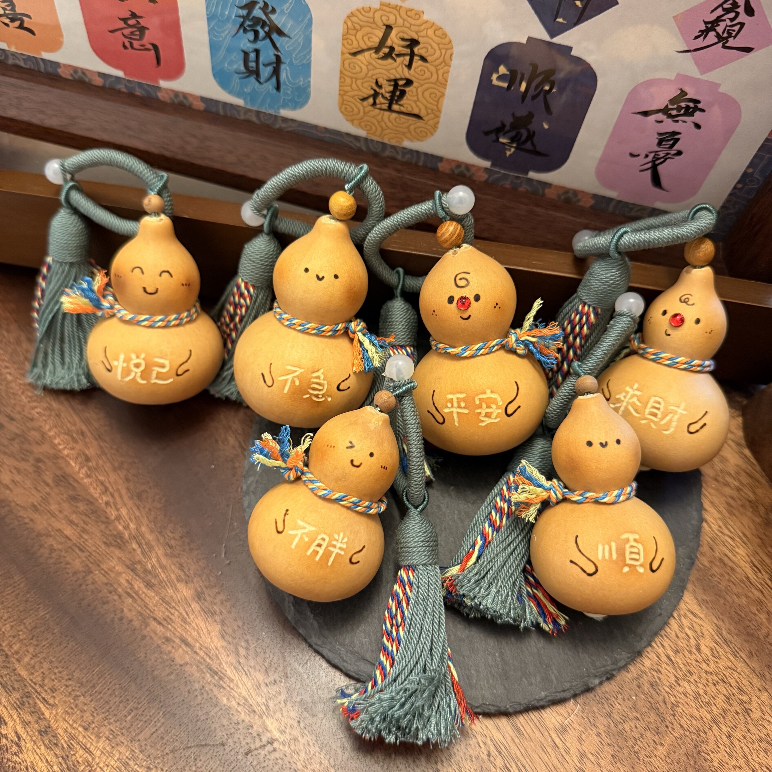 中国风装饰品+葫芦挂件葫芦文玩葫芦文创