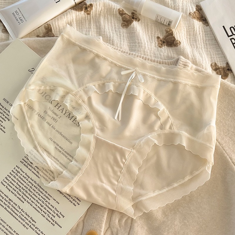 Lace edge women's underwear, breathable, comfortable and seamless women's underwear