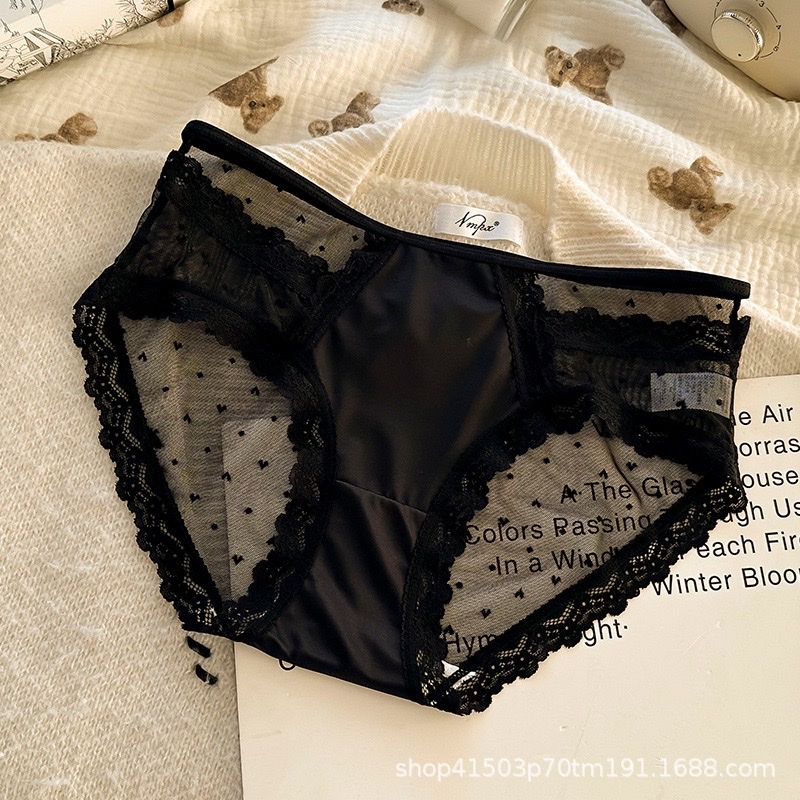 Lace-trimmed women's underwear is comfortable and breathable for daily wear Item Picture