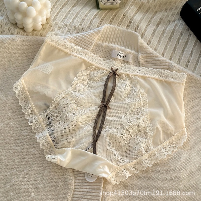 Lace sexy women's underwear, pure cotton breathable and comfortable lace women's underwear Item Picture