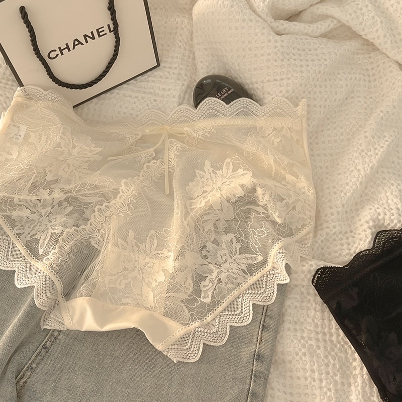 Lace sexy women's underwear, pure cotton comfortable and breathable women's underwear details Picture