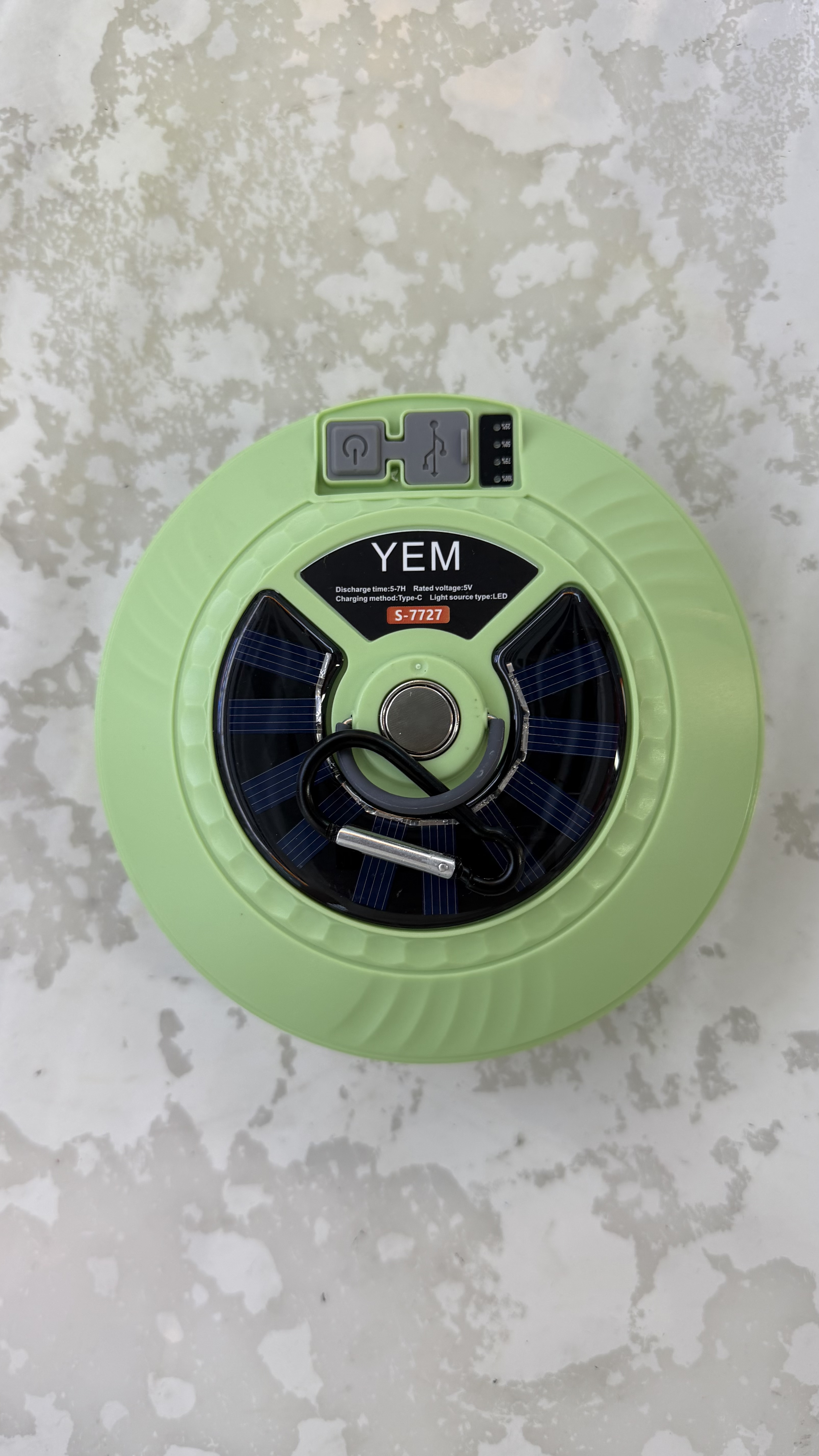 YEM新款大功率长续航可悬挂带磁铁锂电池应急灯