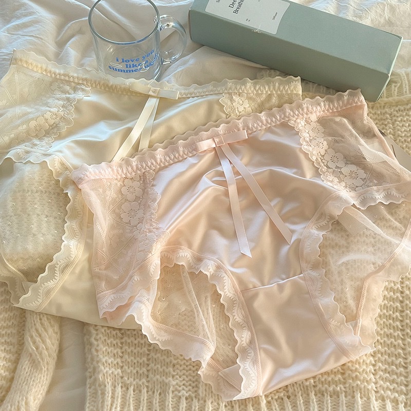 蕾丝边饰纯棉内裤透气舒适柔软亲肤经典款女内裤女士内裤产品图