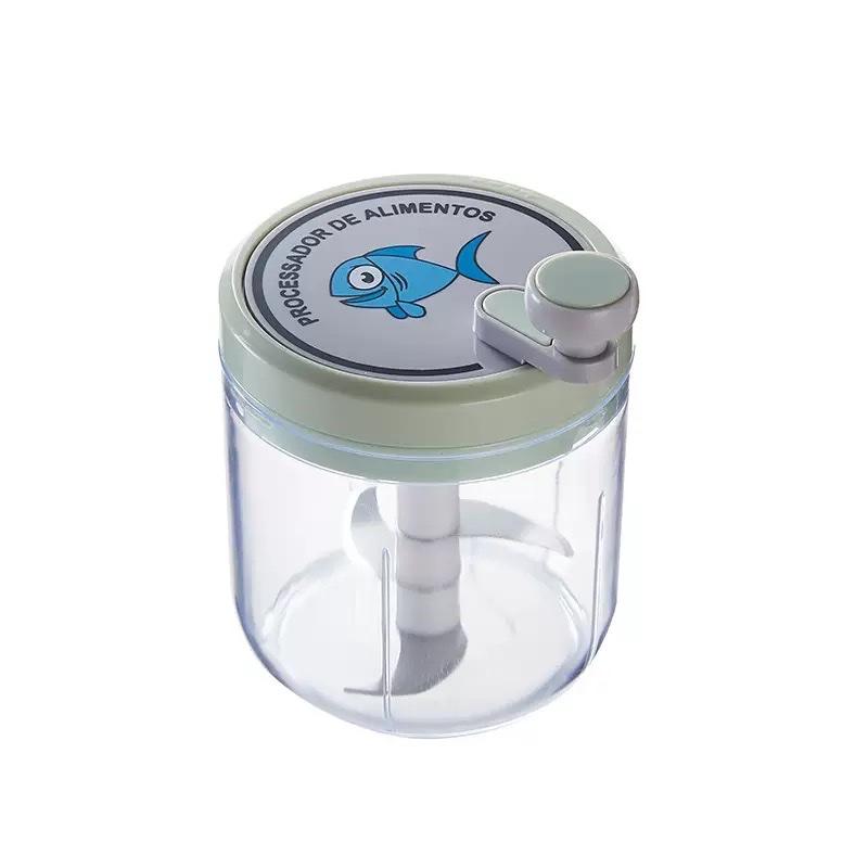 Mini manual mini garlic puree magic tool: Garlic puree mashing machine, garlic mince slicer, garlic puree pulping machine, garlic powder crushing machine detail image 2