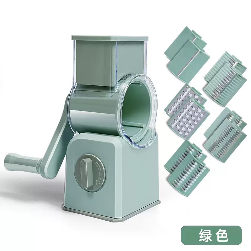 Cross-border exclusive rotary vegetable cutter, potato slicer, multi-functional vegetable cutter, vegetable cutter, hand-cranked vegetable cutter