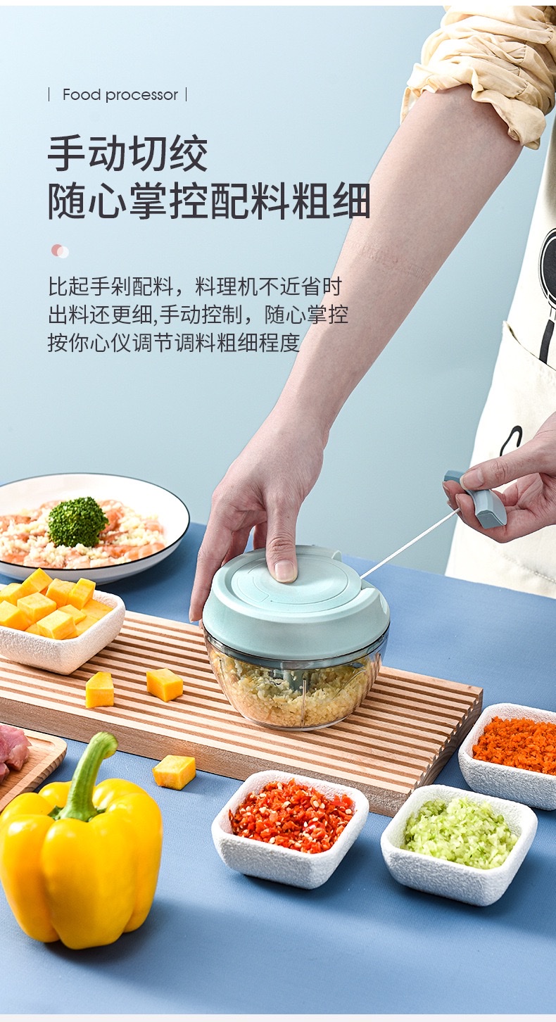 Garlic paste wonder manual garlic mixer, kitchen mini garlic mashing machine, garlic straining machine, garlic and meat minced food, small side food processor detail image 5