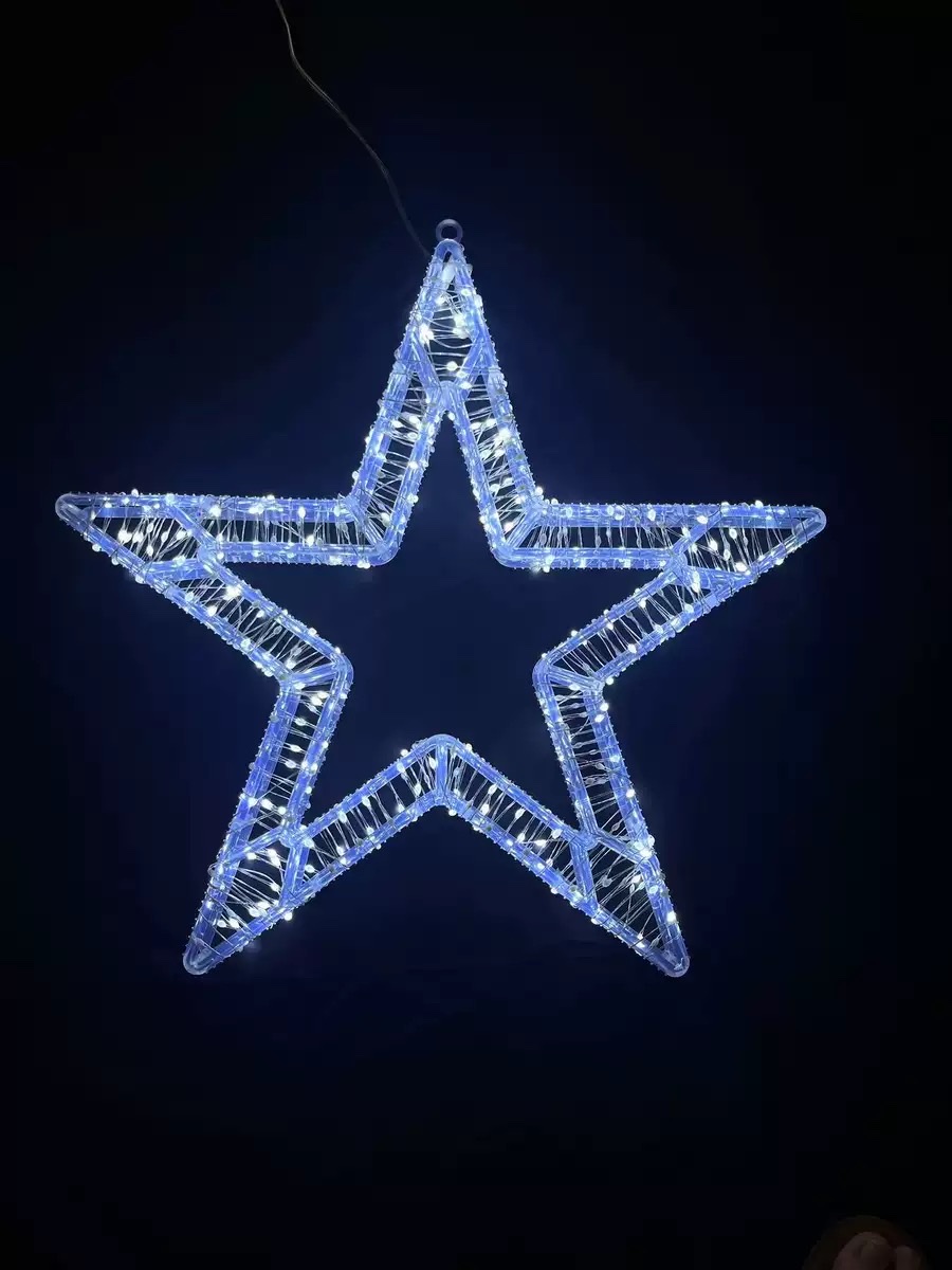 Cross-border new led copper wire lights, outdoor Christmas decorative lights, string light strips, shopping mall atmosphere lights, Christmas trees detail image 8