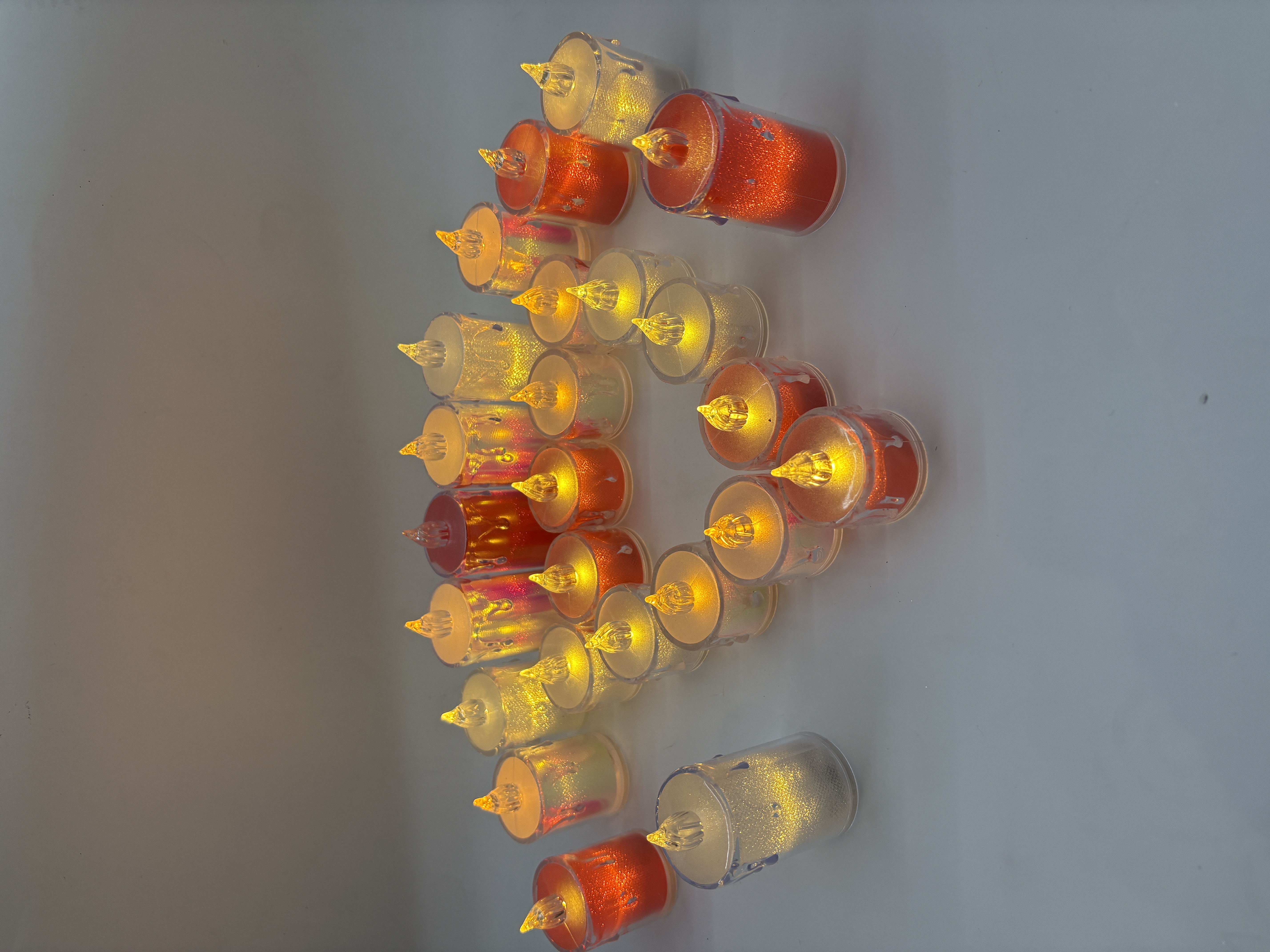Christmas wind lantern decorative items, LED warm lights, electronic candles, Christmas lights, Christmas gifts detail image 6