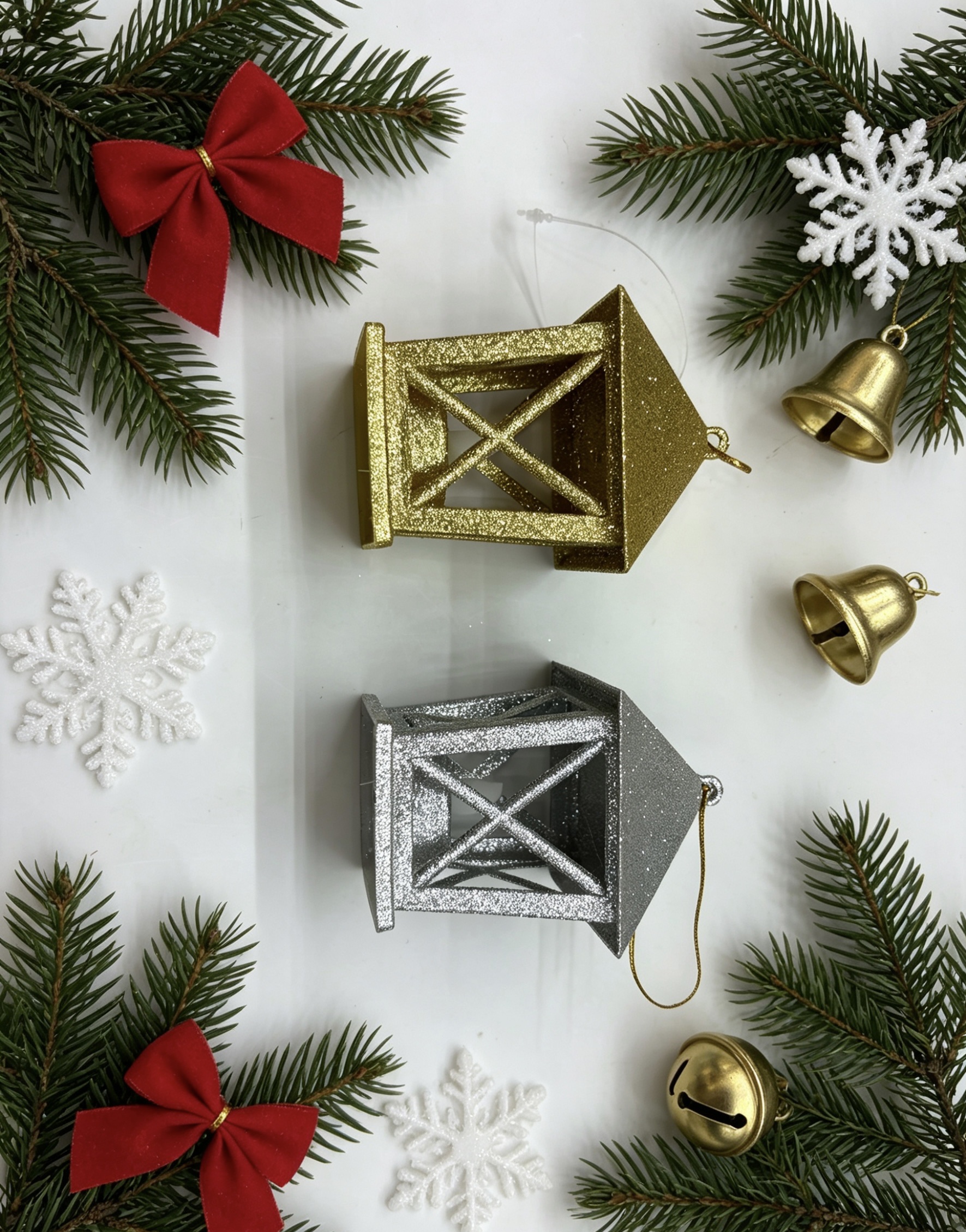 Christmas wind lantern decorative items, LED electronic candles, small houses, portable night lights, Christmas gifts for kindergartens Item Picture