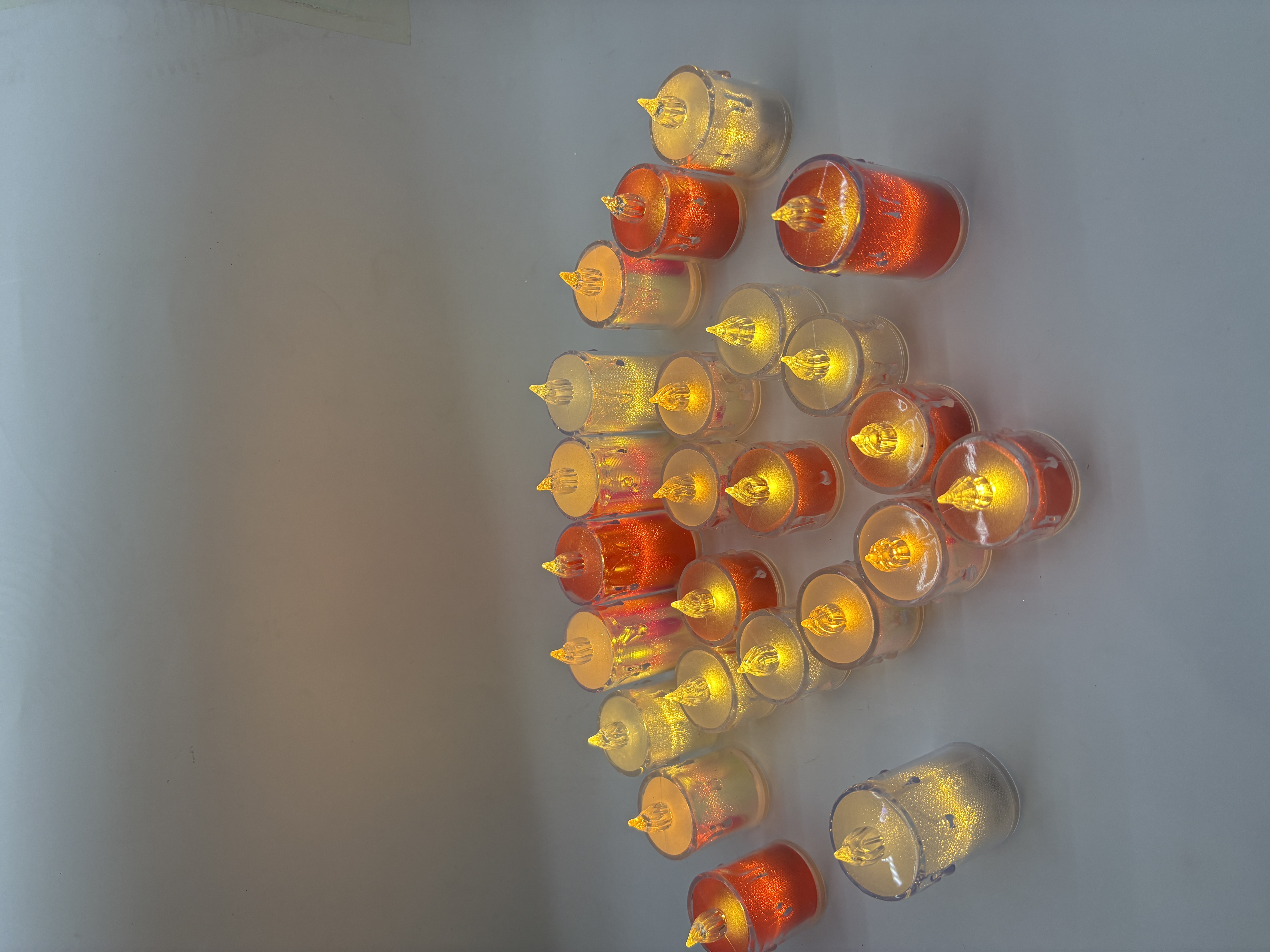 Christmas wind lantern decorative items, LED warm lights, electronic candles, Christmas lights, Christmas gifts Item Picture