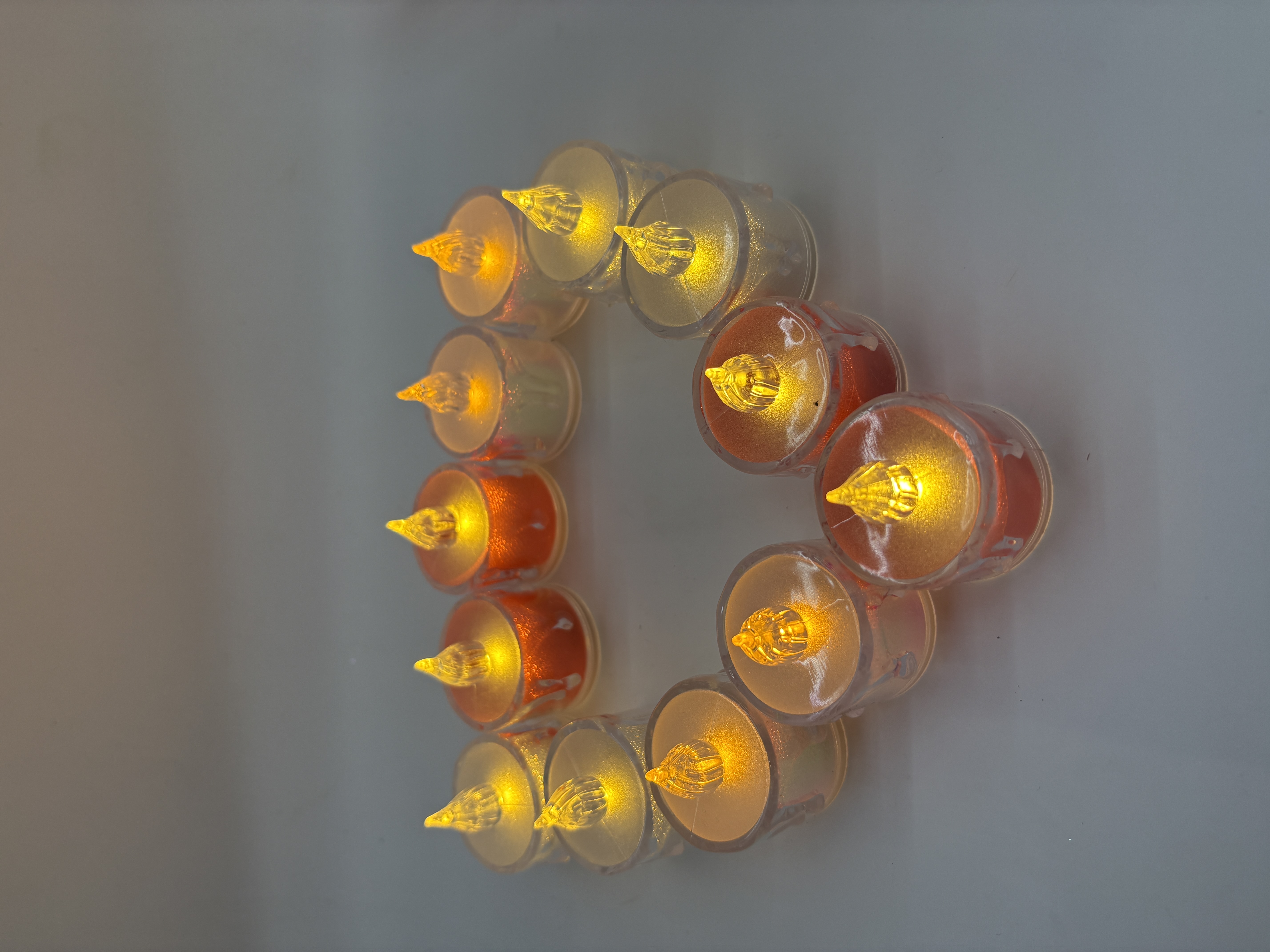 Christmas wind lantern decorative items, LED warm lights, electronic candles, Christmas lights, Christmas gifts details Picture