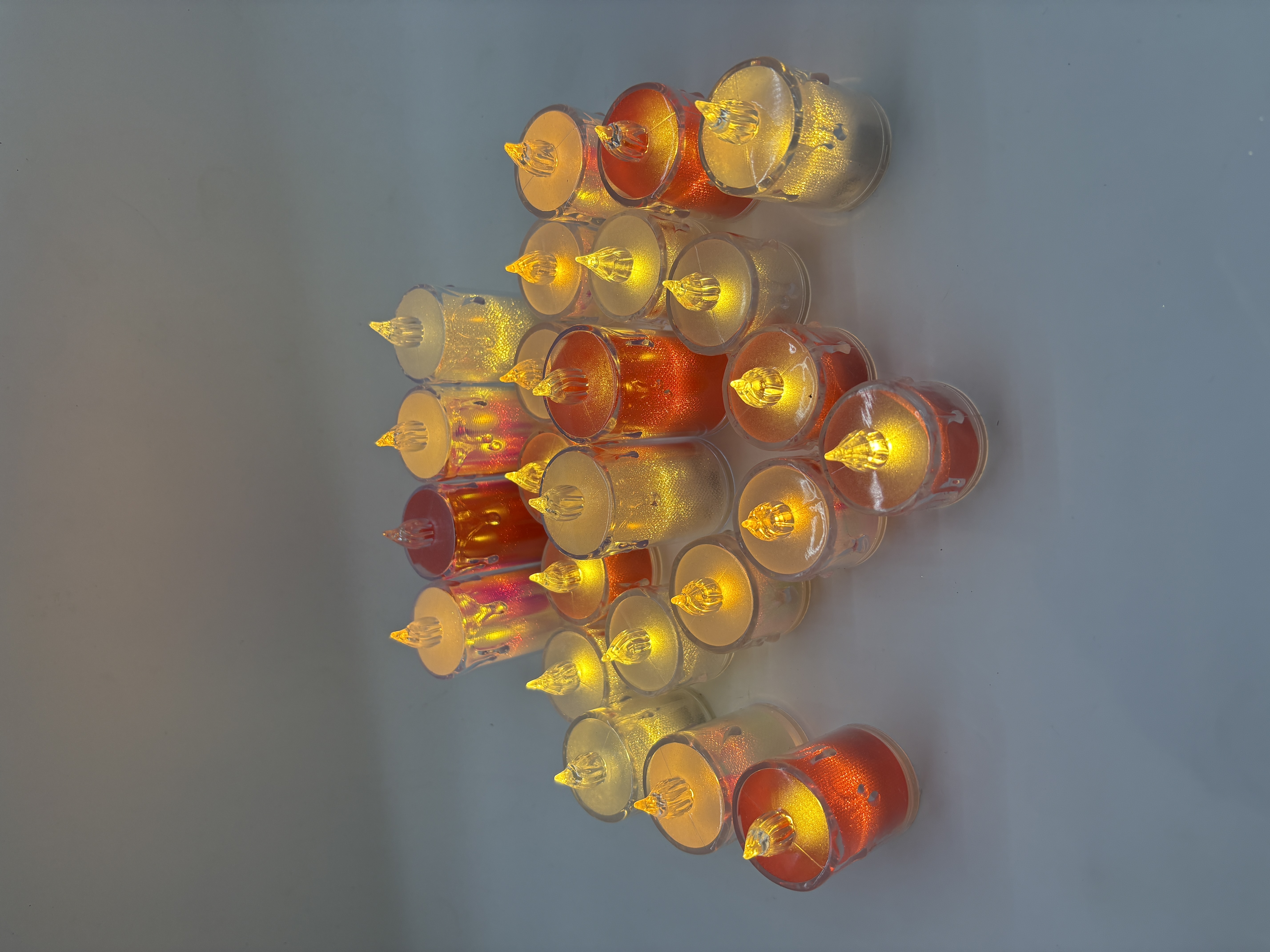 Christmas wind lantern decorative items, LED warm lights, electronic candles, Christmas lights, Christmas gifts detail image 5