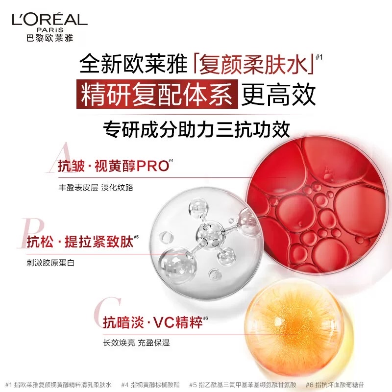L 'Oreal Revitalizing Special Cleansing and Toning Water 130ml Specification image