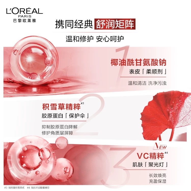 L 'Oreal Revitalizing Special Moisturizing Amino Facial Cleanser 125ml Specification image