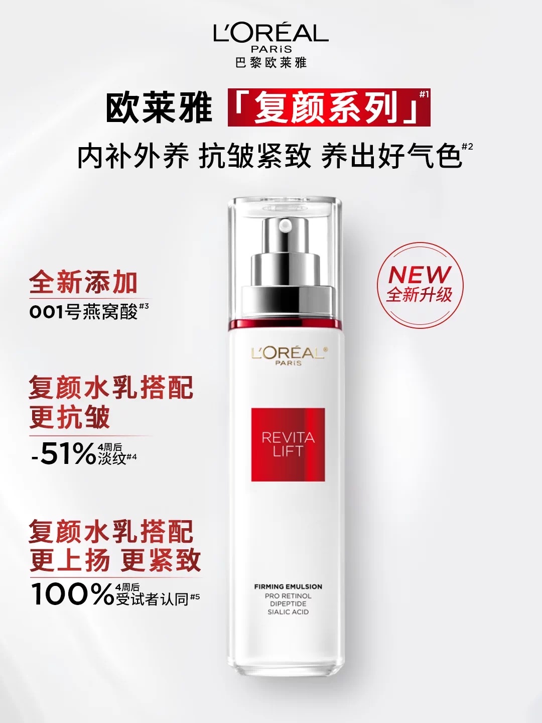 L 'Oreal's New Anti-Wrinkle Firming Lotion 110ml detail image 2