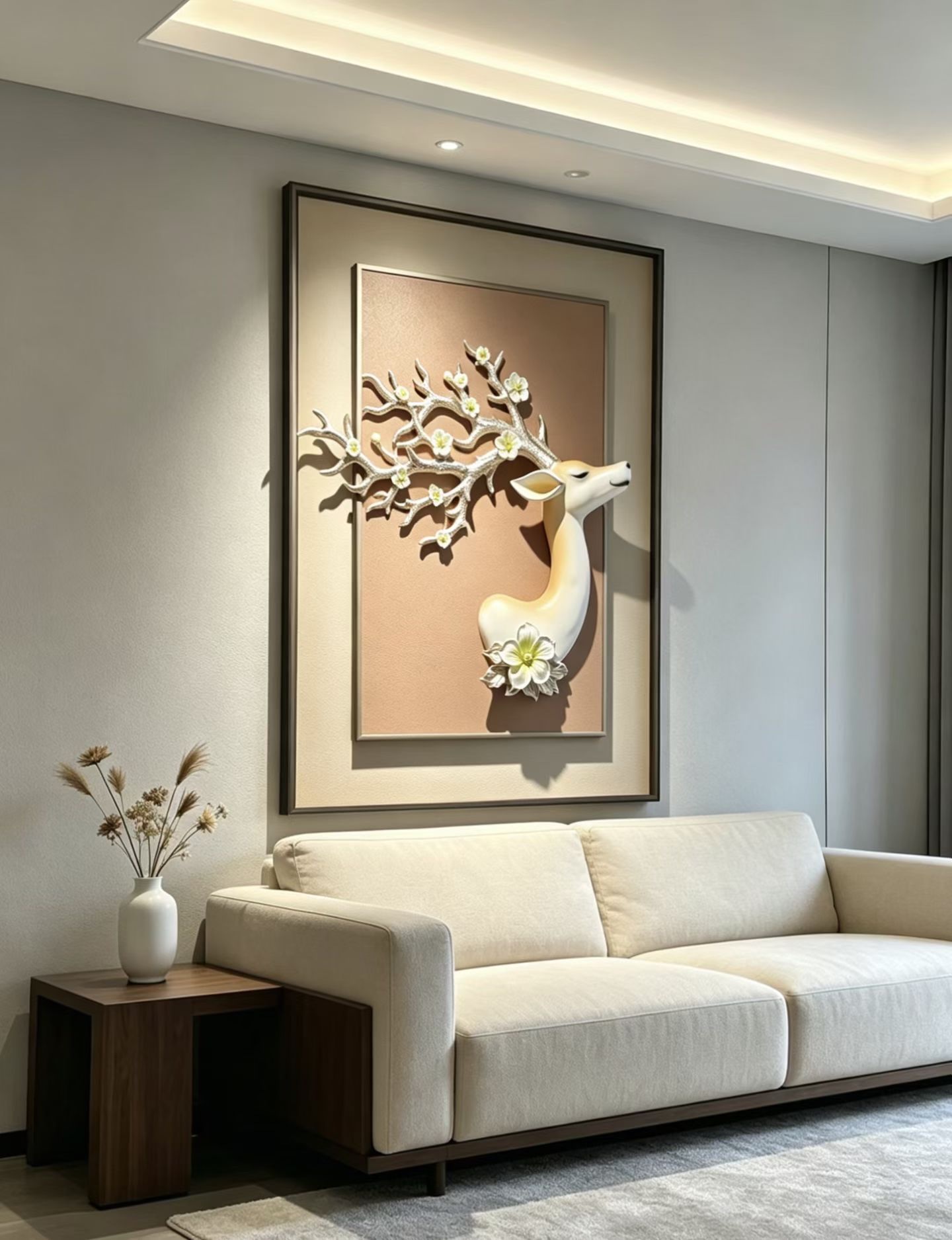 室内装饰画简约北欧风客厅卧室挂画艺术画框画