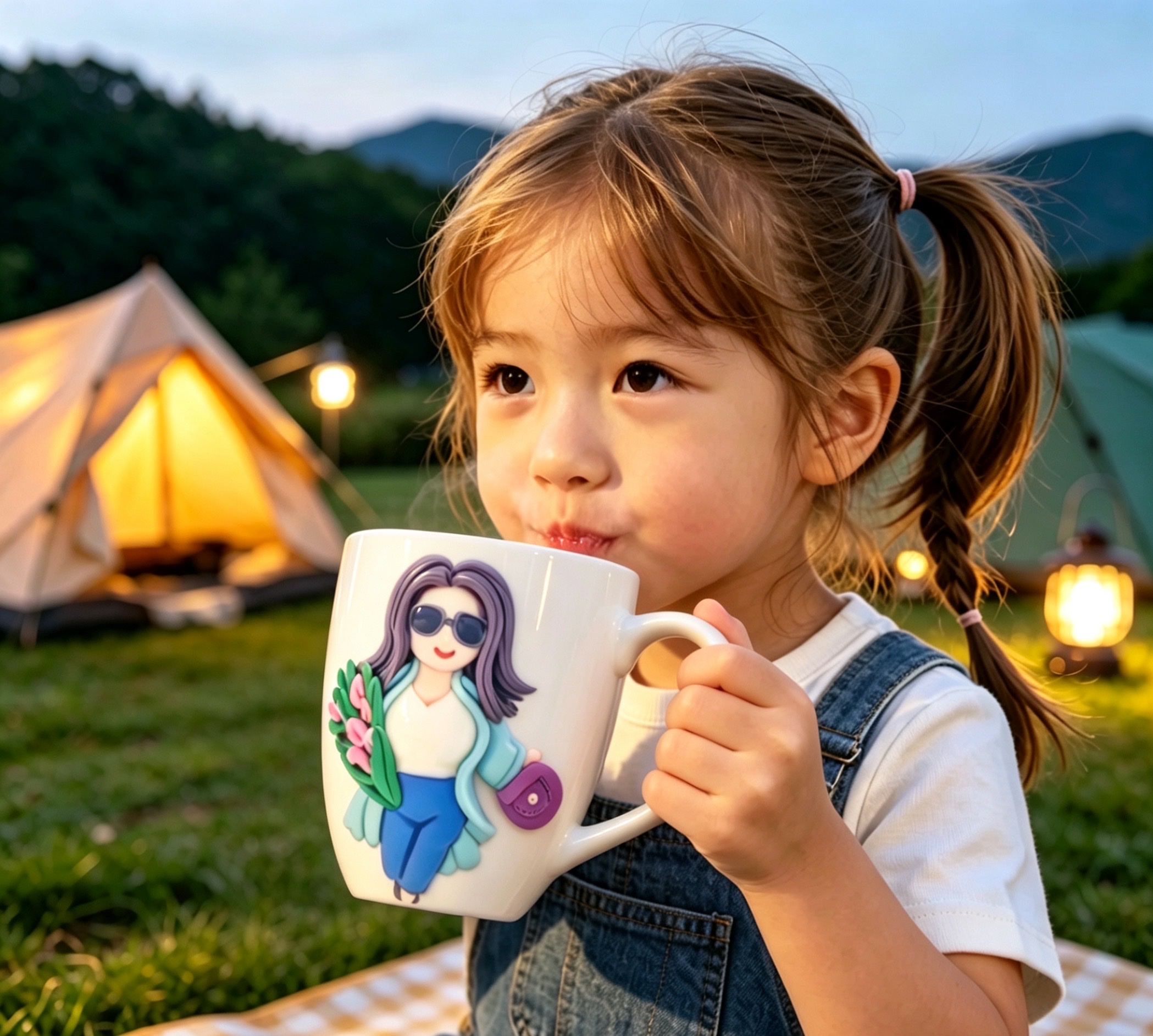 Soft ceramic cups, DIY character pattern creative mugs, daily coffee cups, household gifts Specification image