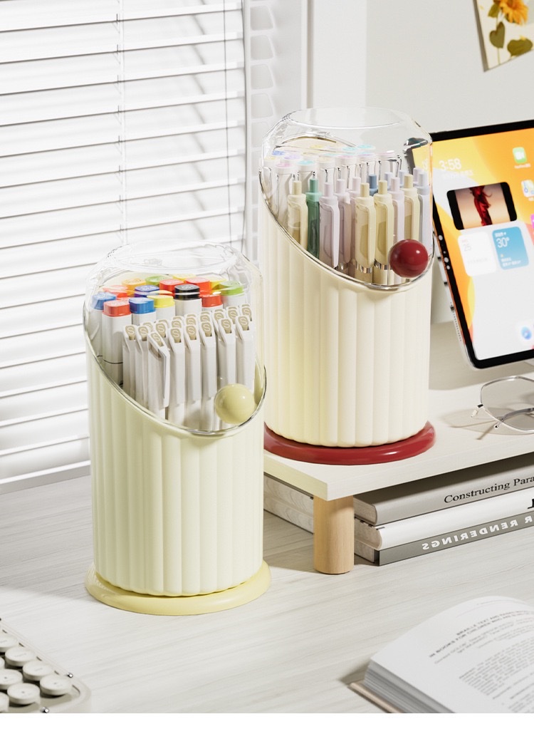 High-end makeup brush storage holder, dust-proof dressing table, cosmetics storage box, lipstick and eyeshadow shelf, desktop pen holder detail image 4